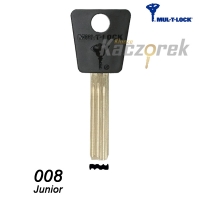 Mul-T-Lock 008 Junior - klucz surowy